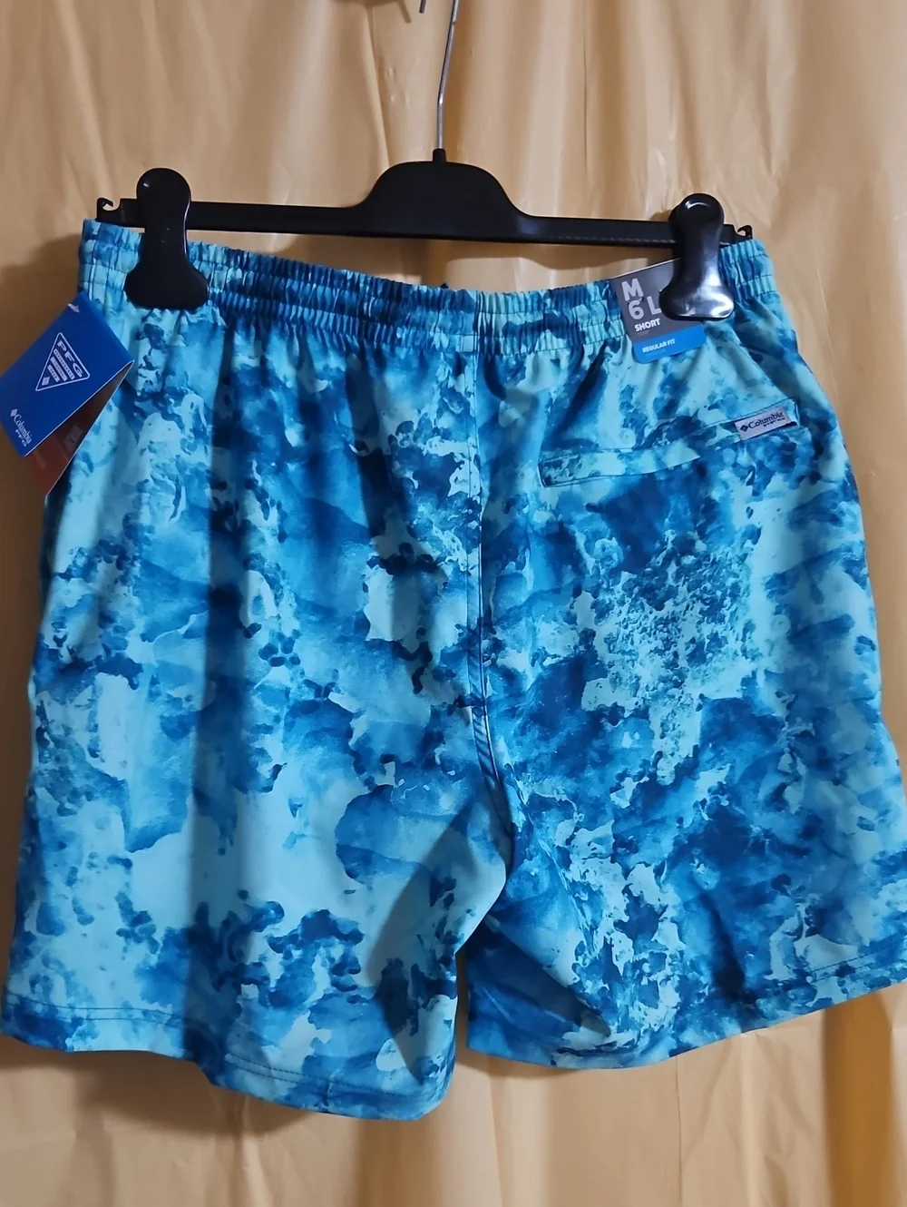 Columbia Men's PFG Rambler Water Shorts: 6 IN INSEAM: BLUE: NEW WITH TAGS: SZ M